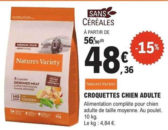 CROQUETTES CHIEN ADULTE
