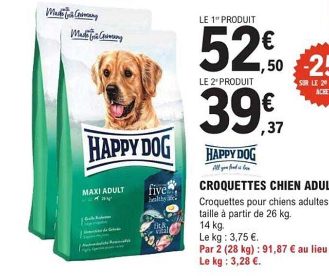 CROQUETTES CHIEN ADULTE HAPPY DOG