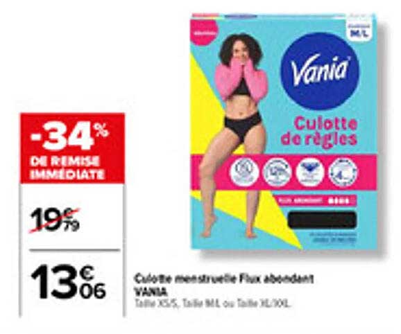 Culotte menstruelle Flux abondant VANIA