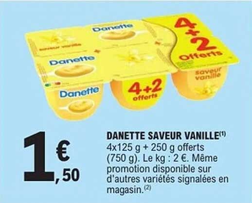 DANETTE SAVEUR VANILLE