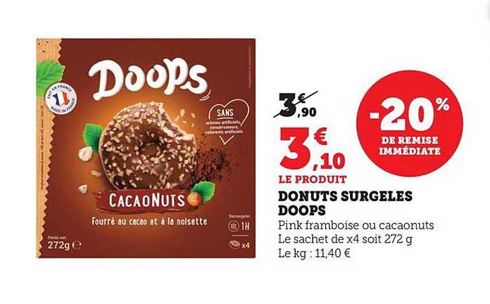 DONUTS SURGELÉS DOOPS