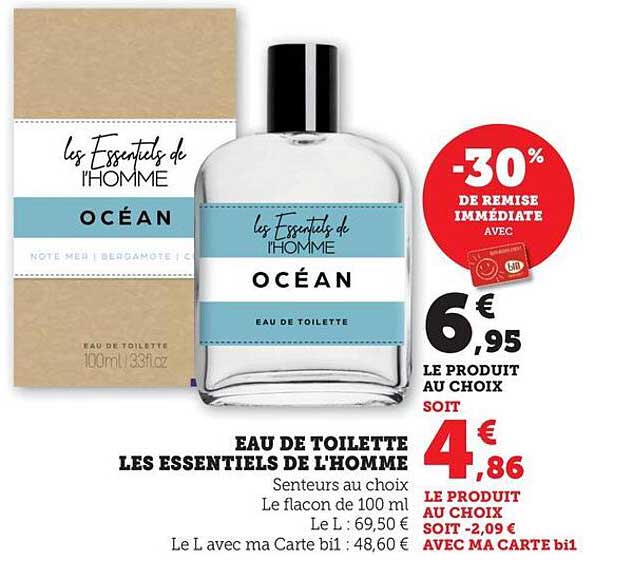 Eau de Toilette Les Essentiels de l'Homme - Océan