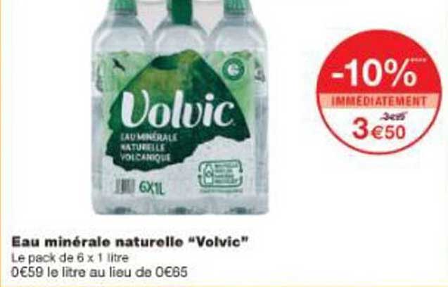 Eau minérale naturelle “Volvic”