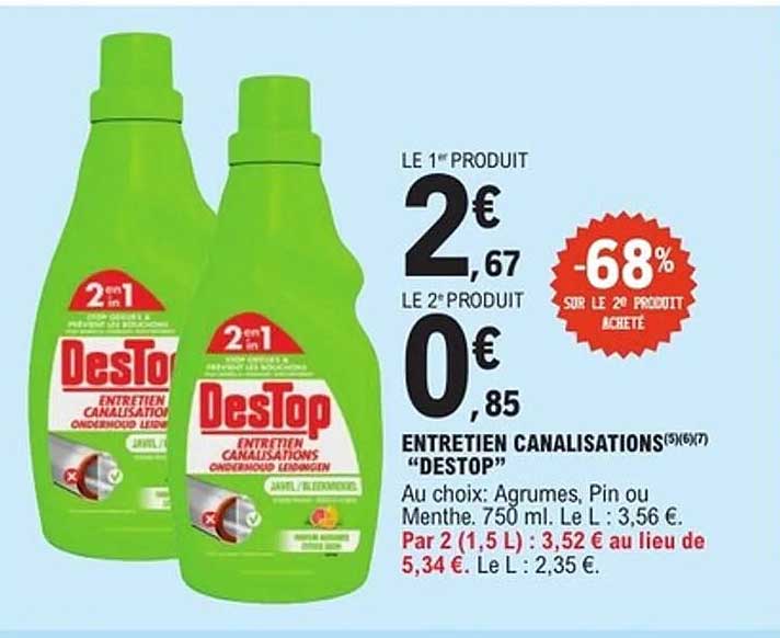 ENTRETIEN CANALISATIONS "DESTOP"