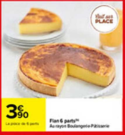 Flan 6 parts