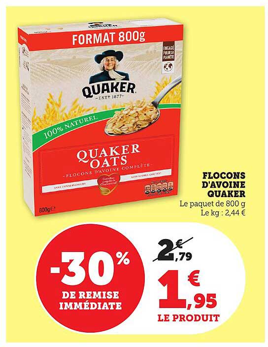 FLOCONS D'AVOINE QUAKER
