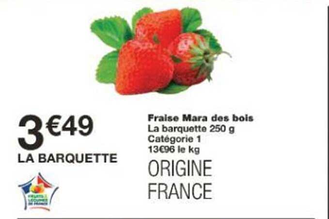 Fraise Mara des bois
