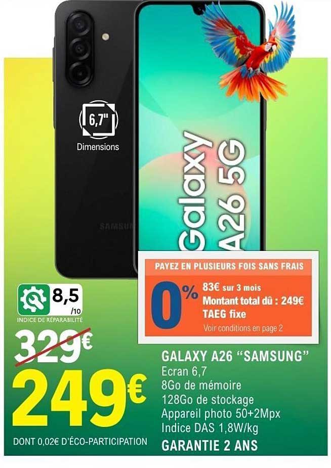 GALAXY A26 “SAMSUNG”