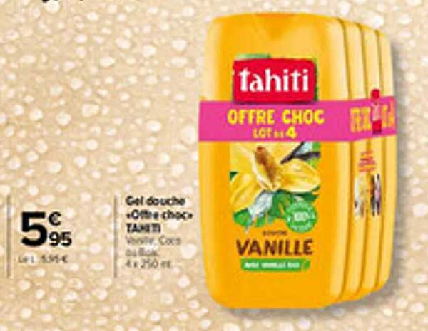 Gel douche « Offre choc » TAHITI