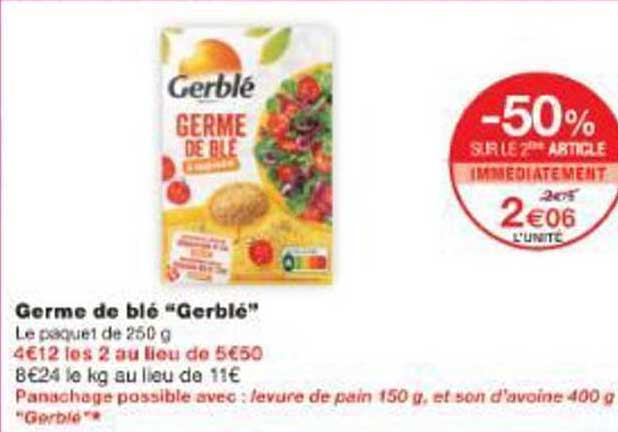 Germe de blé “Gerblé”