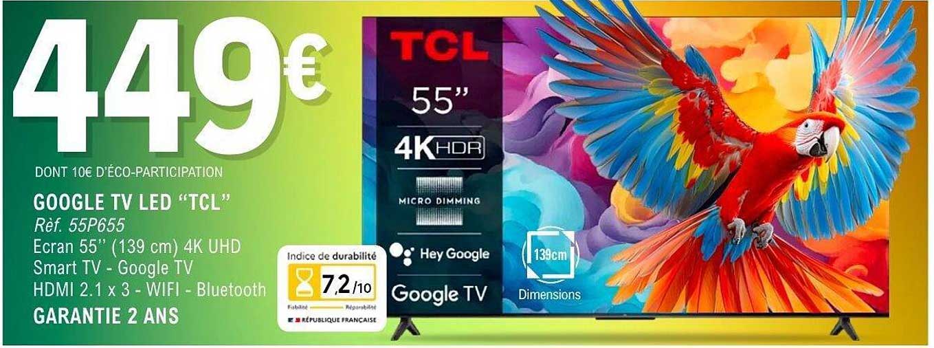 GOOGLE TV LED “TCL”
