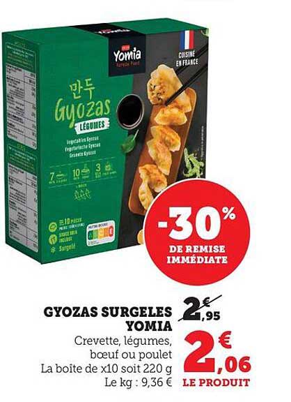 Gyozas surgelés Yomia