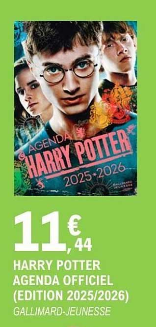 HARRY POTTER AGENDA OFFICIEL (EDITION 2025/2026)