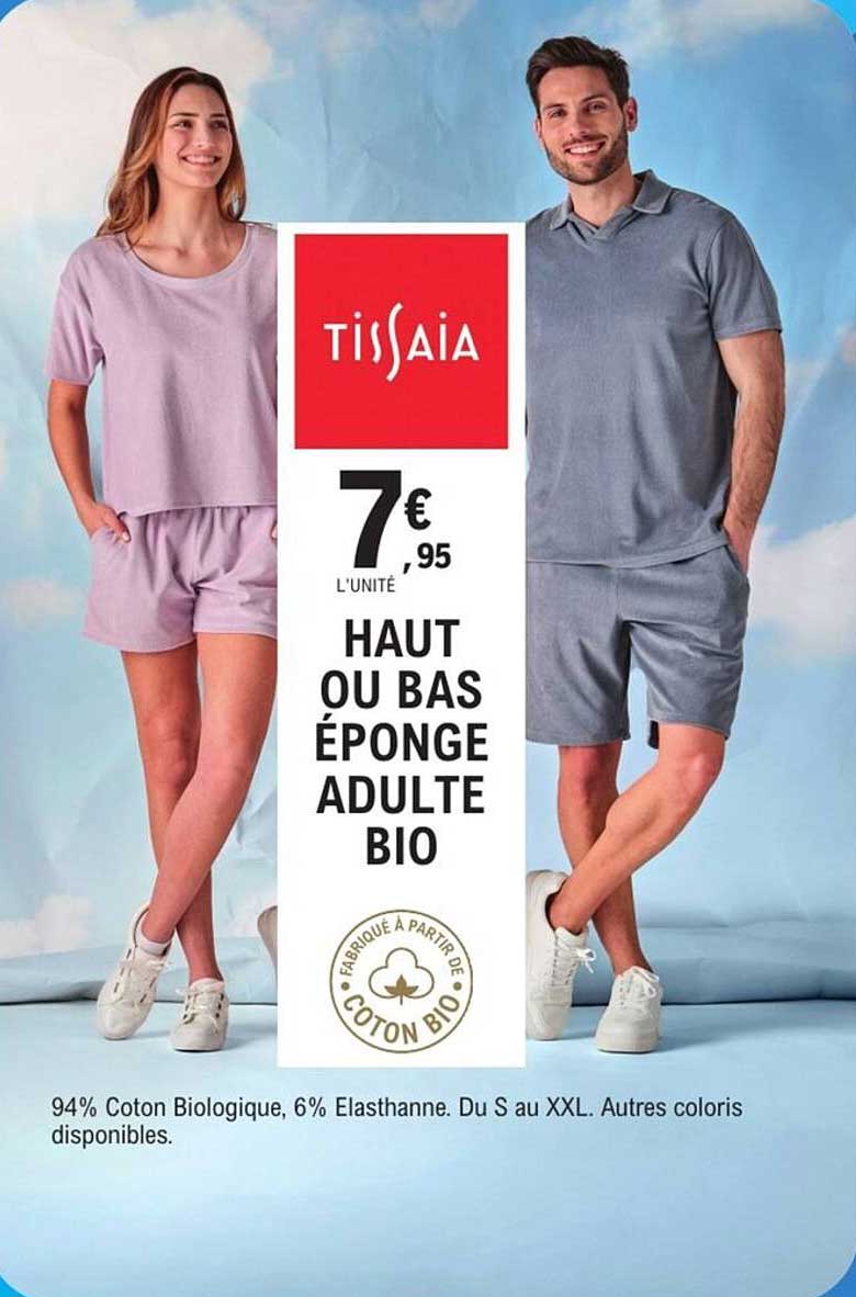 HAUT OU BAS ÉPONCE ADULTE BIO