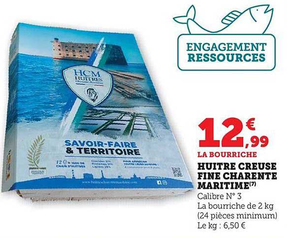 HUITRE CREUSE FINE CHARENTE MARITIME