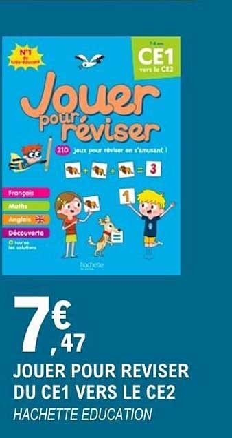 JOUER POUR REVISER DU CE1 VERS LE CE2