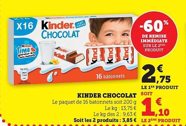 KINDER CHOCOLAT