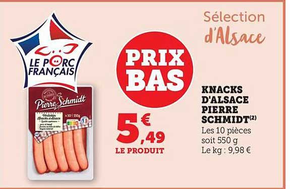 KNACKS D'ALSACE PIERRE SCHMIDT