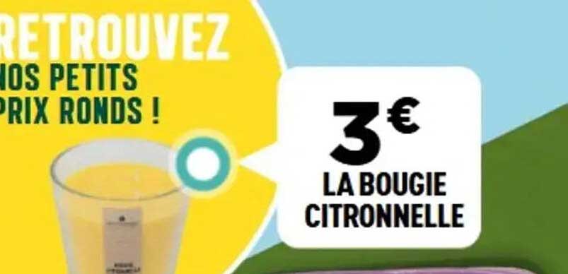 LA BOUGIE CITRONNELLE