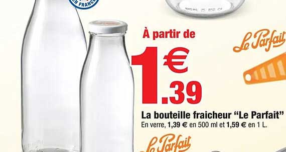 La bouteille fraicheur "Le Parfait"