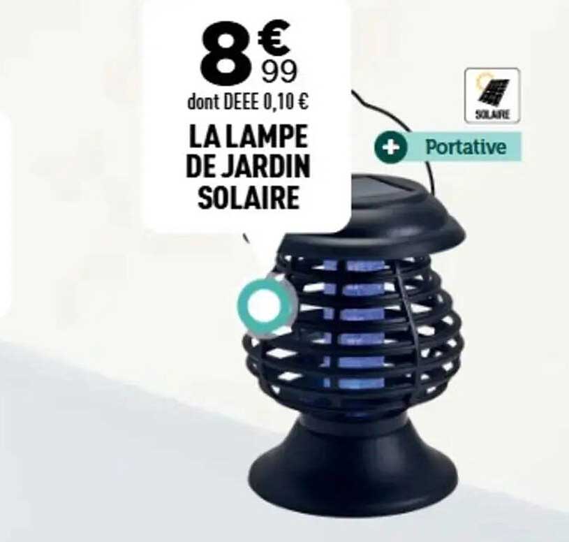 LA LAMPE DE JARDIN SOLAIRE