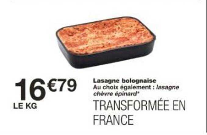 Lasagne bolognaise