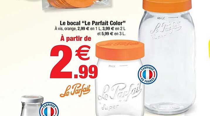 Le bocal “Le Parfait Color”