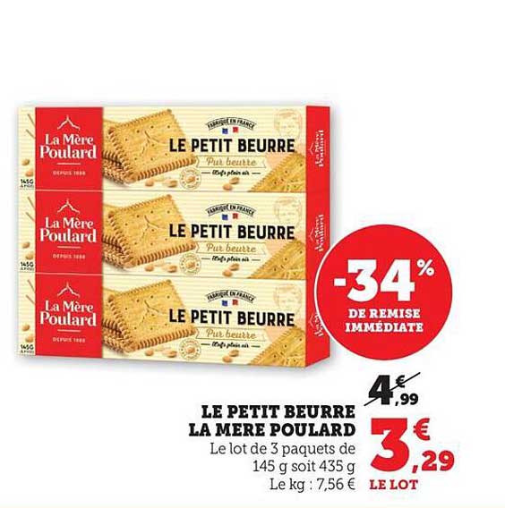 LE PETIT BEURRE LA MERE POULARD