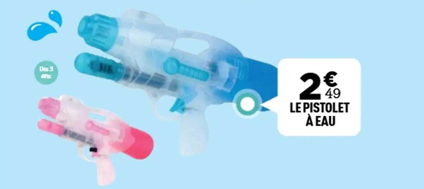 LE PISTOLET À EAU