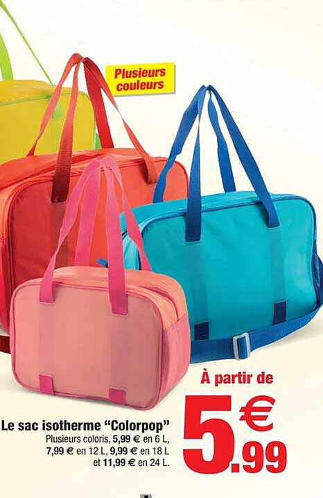 Le sac isotherme "Colorpop"