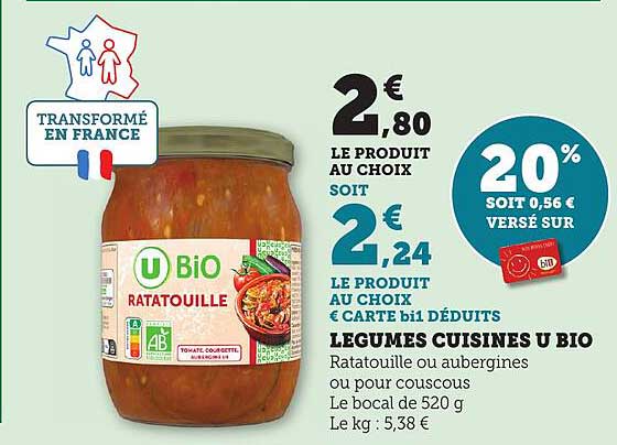 LEGUMES CUISINES U BIO