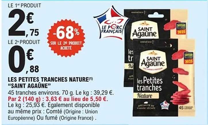 LES PETITES TRANCHES NATURE "SAINT AGAÜNE"