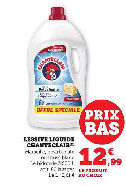LESSIVE LIQUIDE CHANTECLAIR(B)