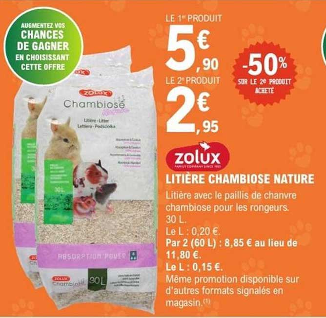 LITIÈRE CHAMBIOSE NATURE