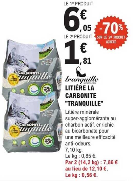 Litière La Carbonite "Tranquille"