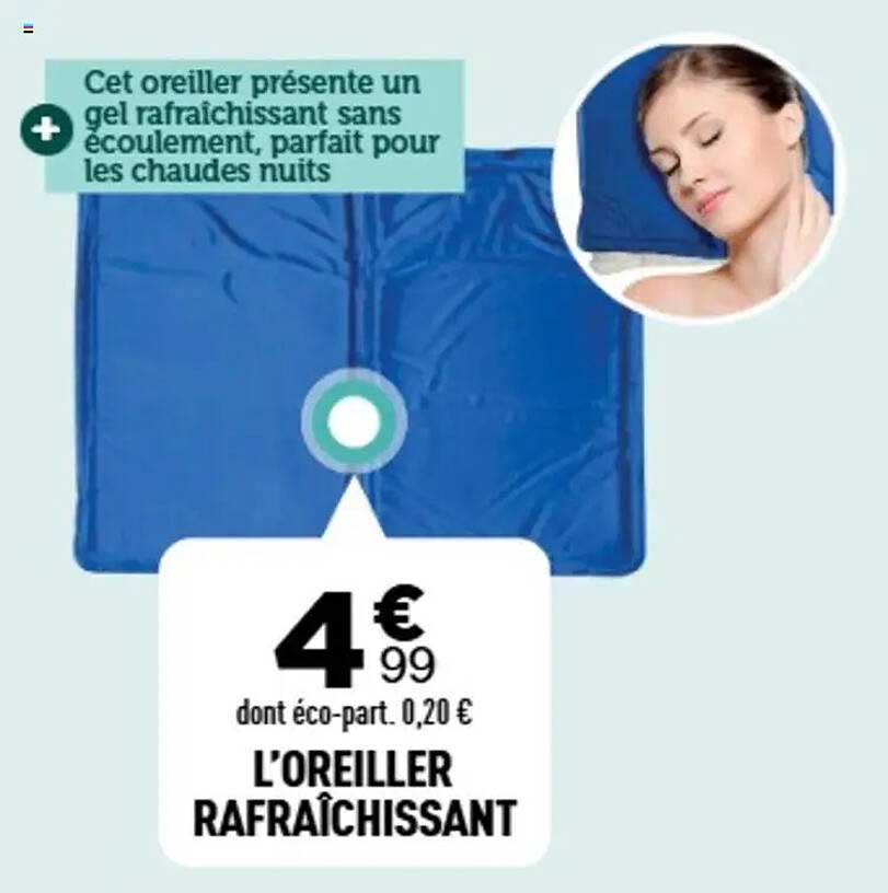 L'OREILLER RAFRAÎCHISSANT