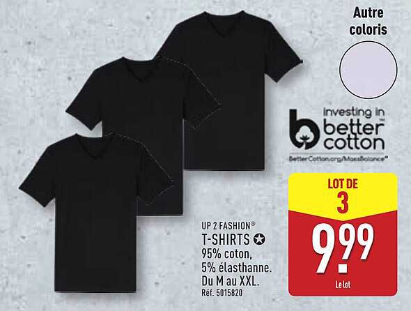 LOT DE 3 T-SHIRTS