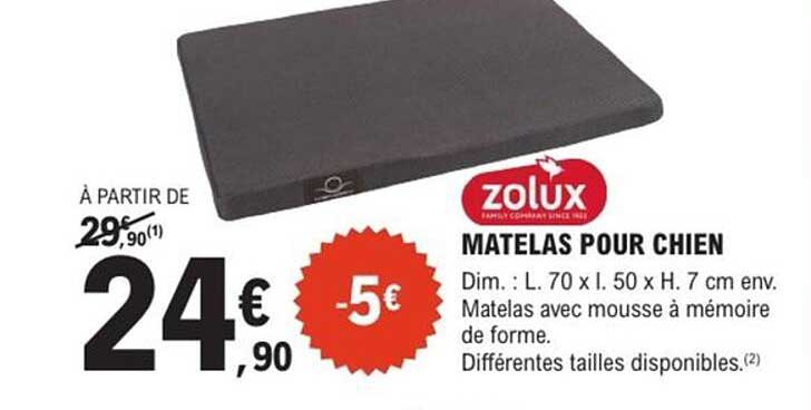 MATELAS POUR CHIEN