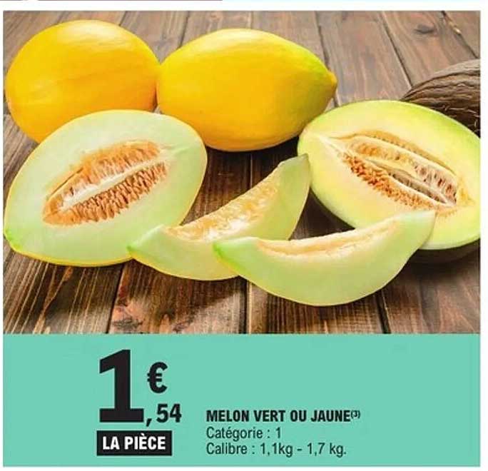 MELON VERT OU JAUNE
