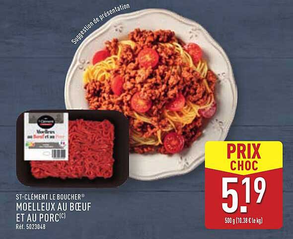 MOELLEUX AU BŒUF ET AU PORC