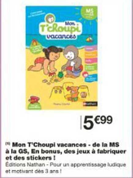 Mon T'Choupi vacances