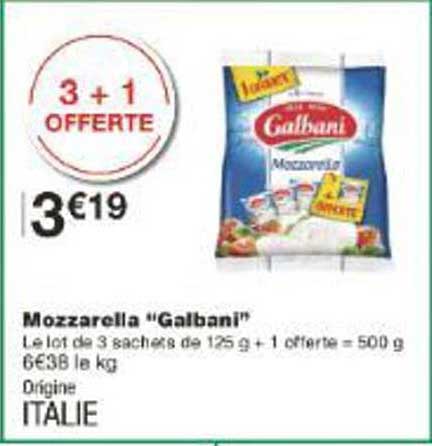 Mozzarella "Galbani"