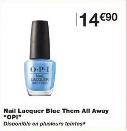 Nail Lacquer Blue Them All Away "OPI"