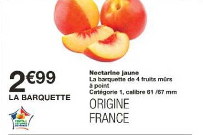 Nectarine jaune