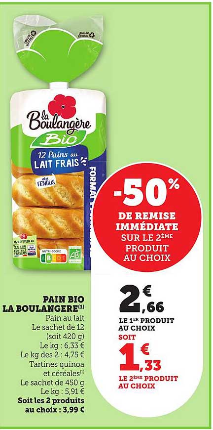 PAIN BIO LA BOULANGÈRE