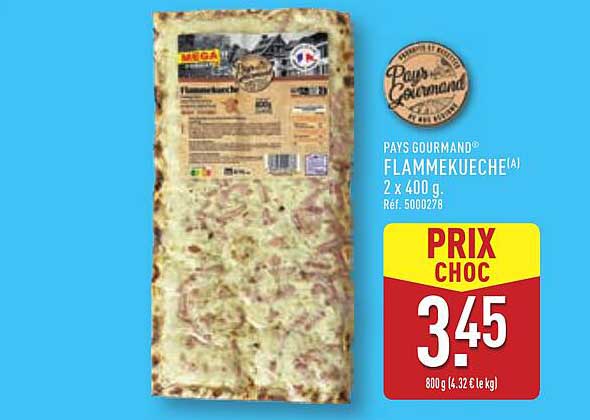 PAYS GOURMAND® FLAMMEKUECHE(A) 2 x 400 g.