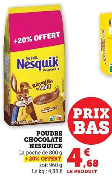 POUDRE CHOCOLATE NESQUIK