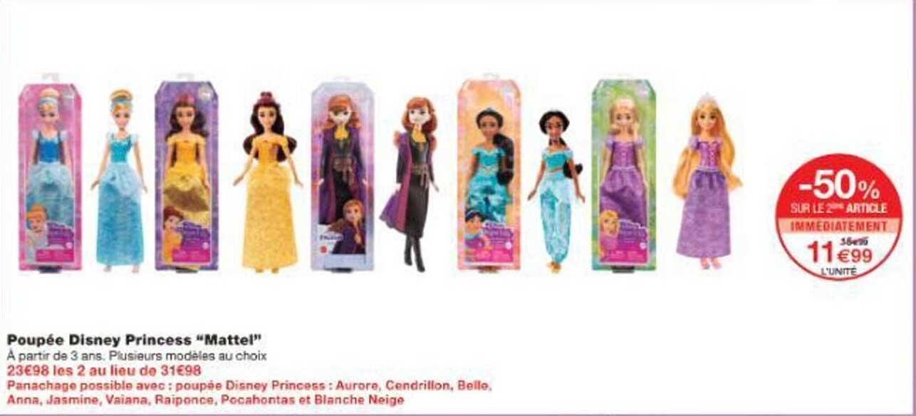 Poupée Disney Princess "Mattel"