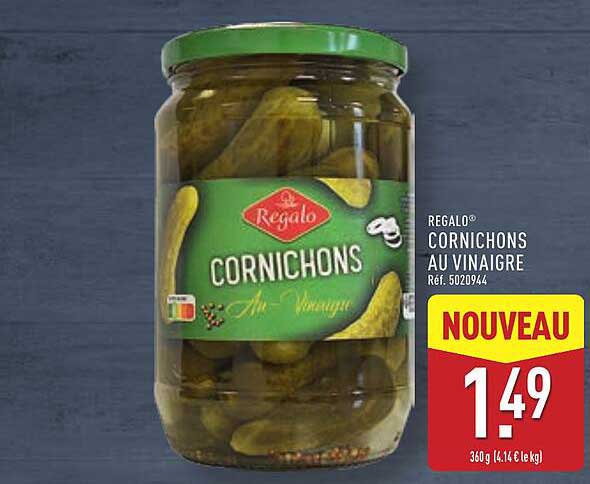 REGALO® CORNICHONS AU VINAIGRE