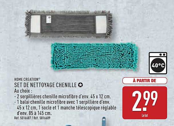 SET DE NETTOYAGE CHENILLE